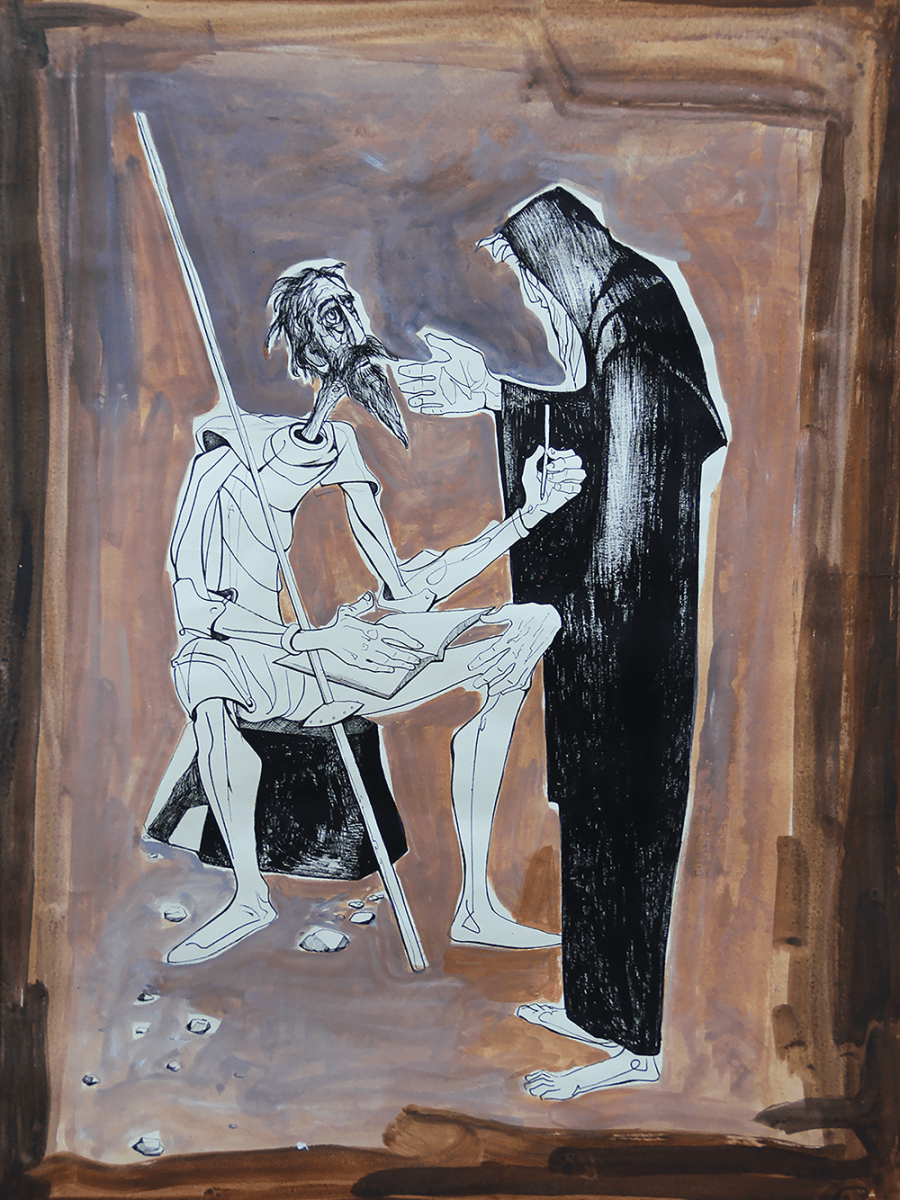 2016: Los Quijotes del pintor boliviano Walter Solón, una lanza contra el&nbsp;olvido